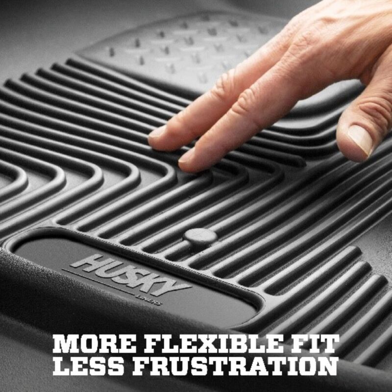 Volkswagen Atlas Floor Mats - Rear - Husky Liners - X-act Contour - Black - `18-`26